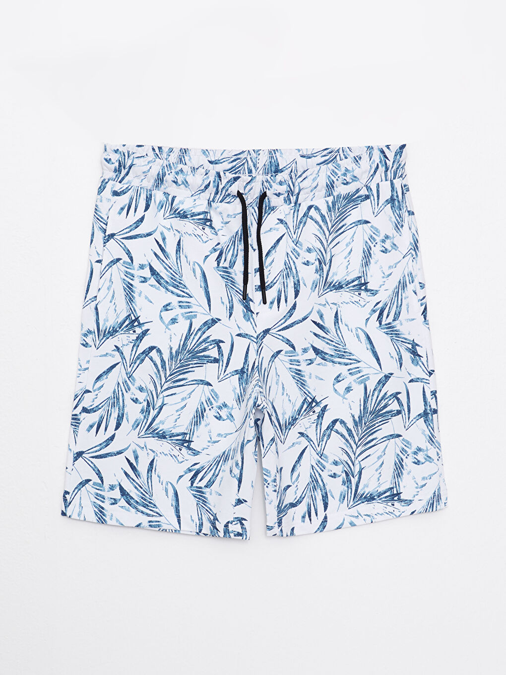 Beyaz Standart Kalıp Erkek Şort-5