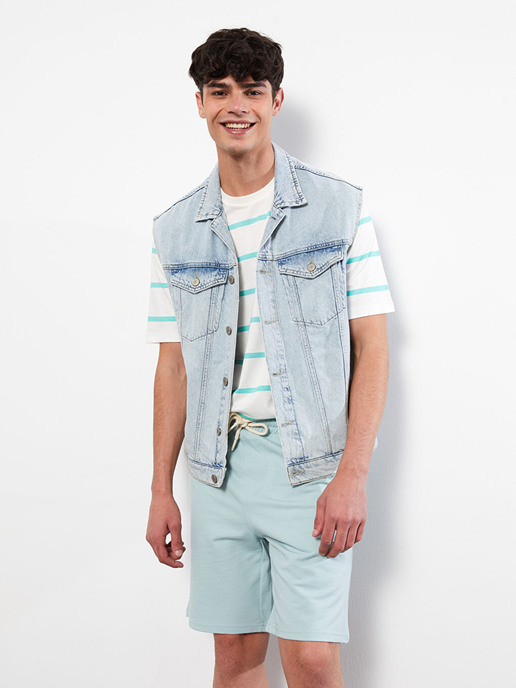 Yeşil Standart Kalıp Erkek Şort