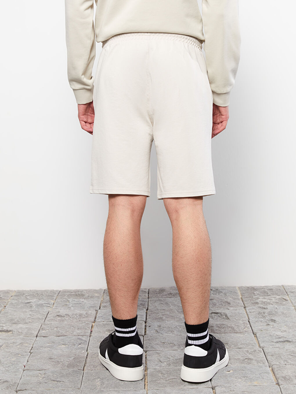 Gri Standart Kalıp Erkek Şort-3