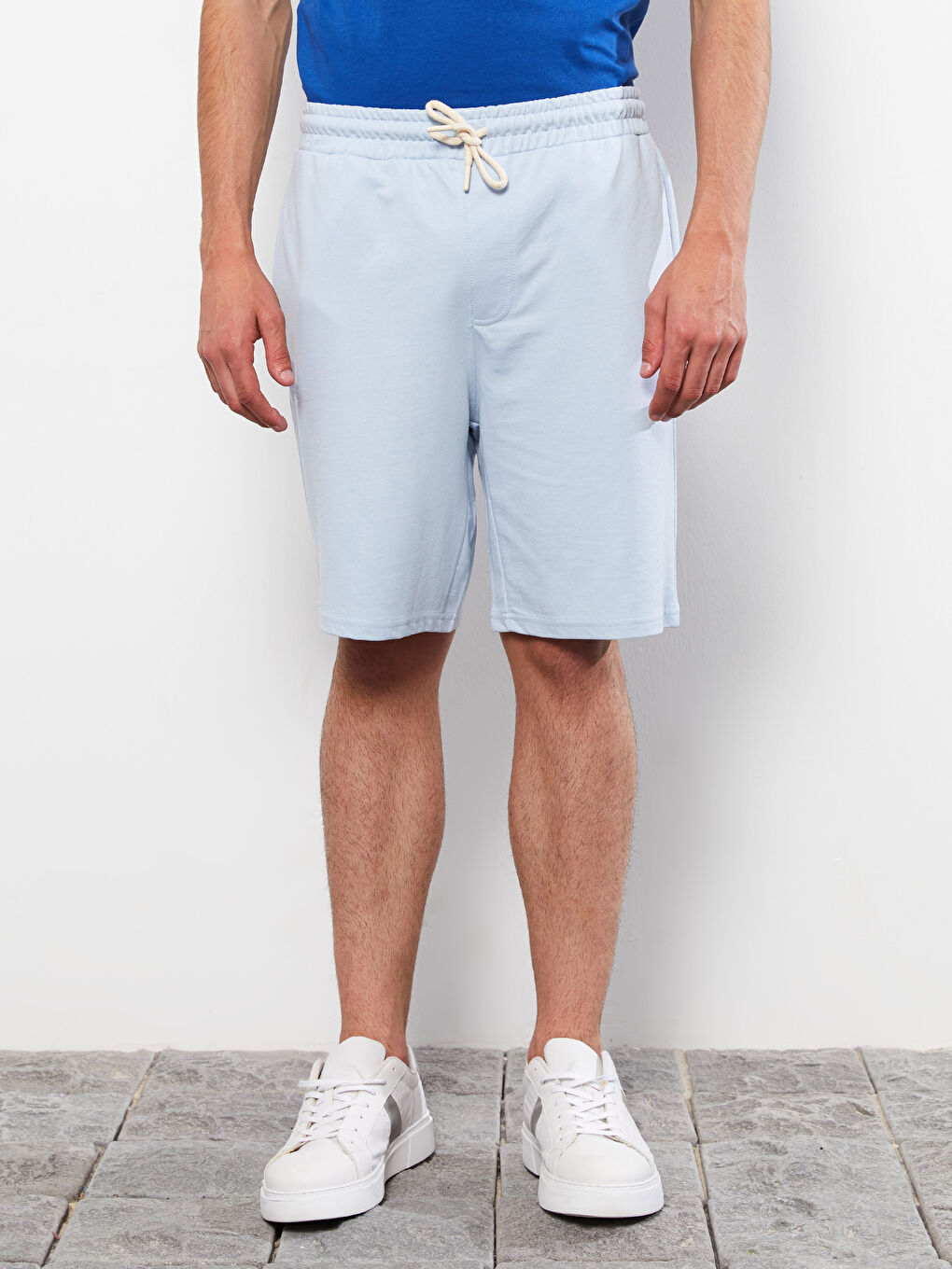Mavi Standart Kalıp Erkek Şort-2