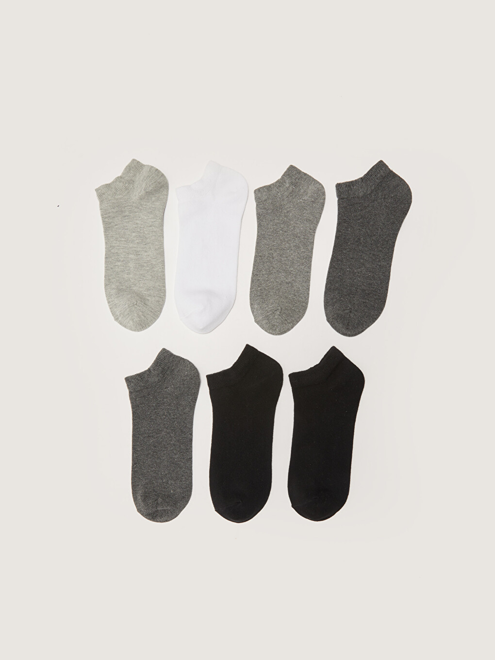 Plain Men's Trainer Socks 7 Pack-1