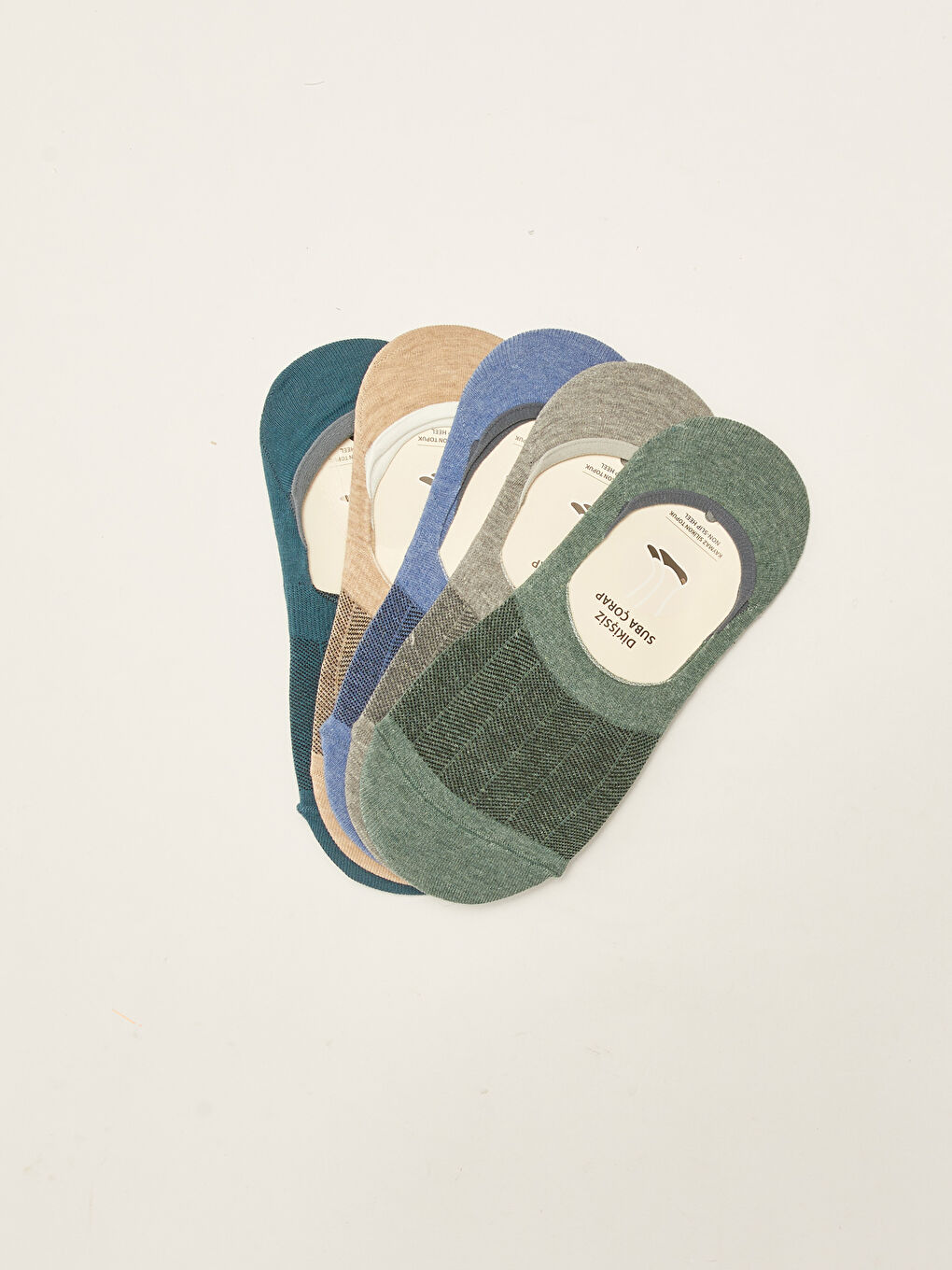 Karışık Desenli Erkek Babet Çorap 5'li