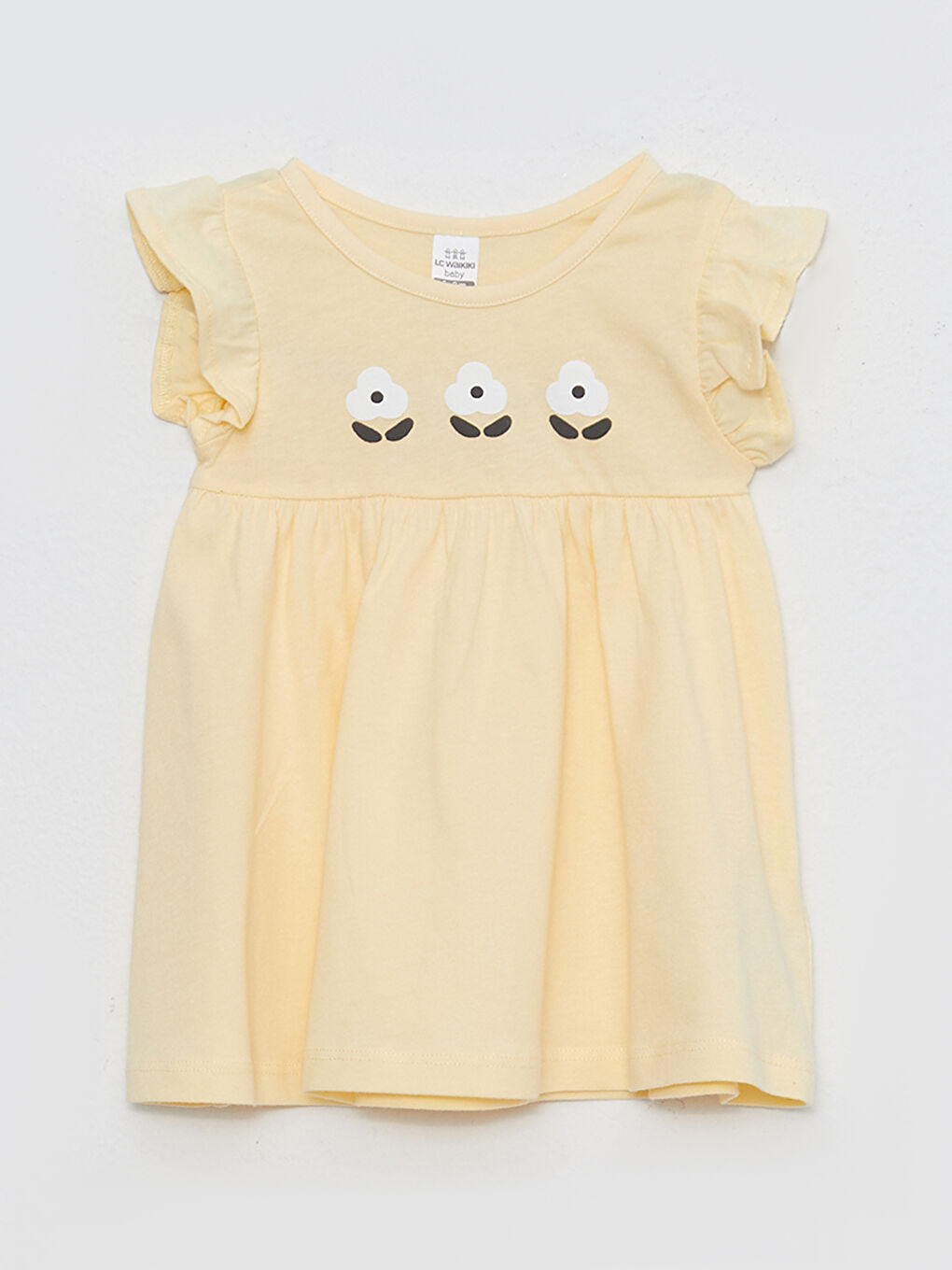 Robe Bébé Fille en Coton Imprimée 2 Pièces-1