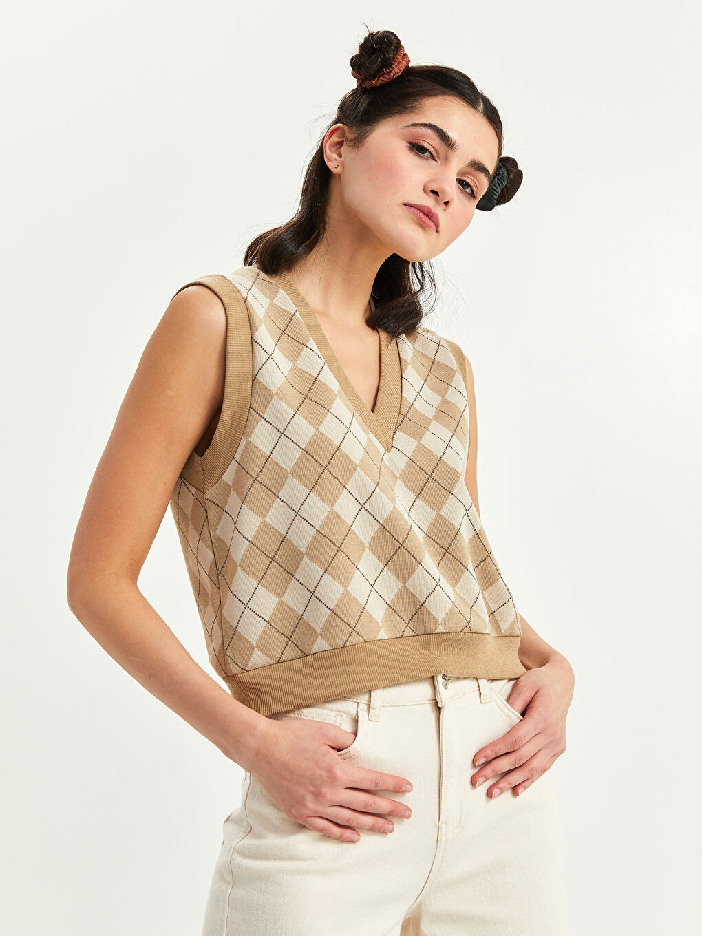 LCW ACCESSORIES Bunte Elastische Haargummis für Damen 3er-Pack -S2GP81Z8-M0T
