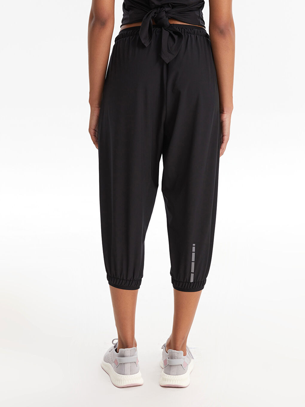 Women's Outdoor Jogger Capri with Elastic Waist Printed -S2GP86Z8-CVL