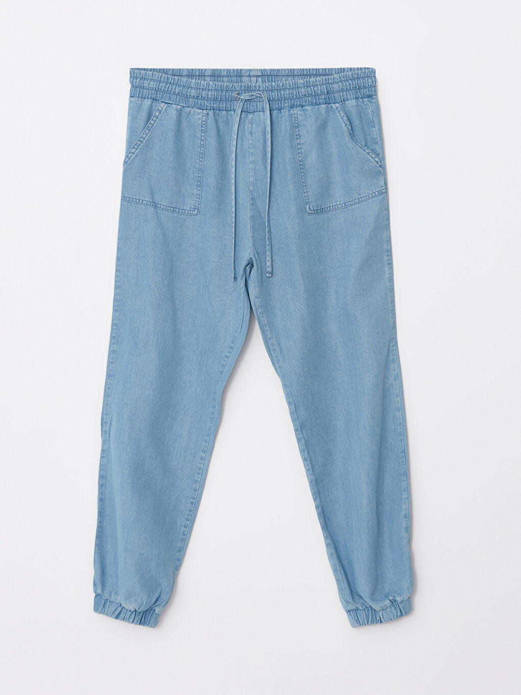 LCWAIKIKI Maternity Indigo Jogger Hamile Jean Pantolon - 5