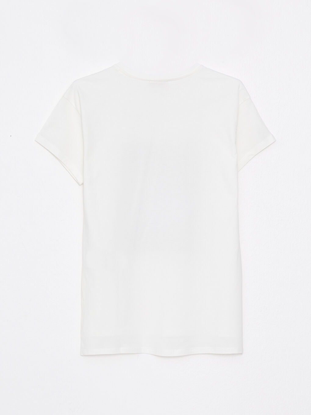 LCWAIKIKI Classic Crew Neck Printed Short Sleeve Cotton Women's T-shirt -S2GQ24Z8-FEW