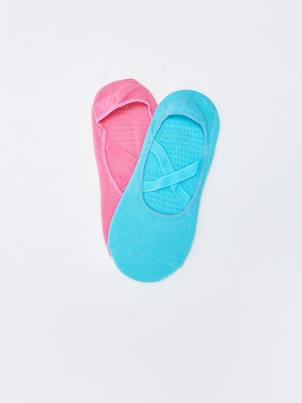 Mavi Kadın Düz Babet Çorap 2'li