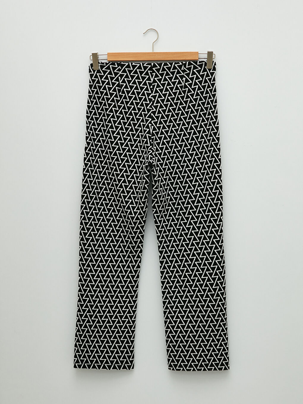 Women's Plus Size Zippered Waist Patterned Sweatpants-6