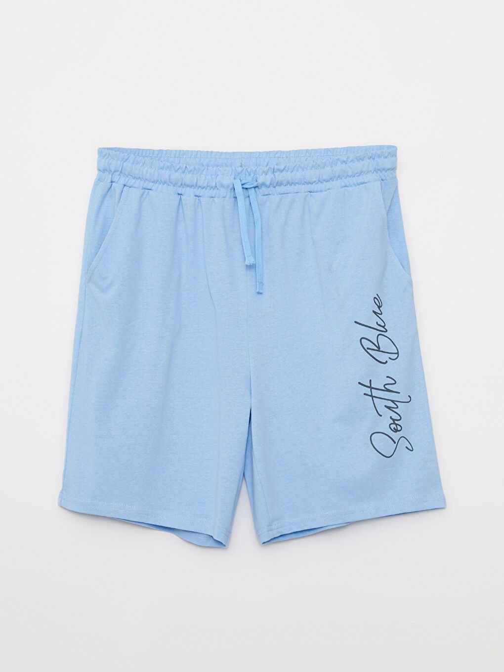 Mavi Slim Fit Erkek Pijama Alt Şort