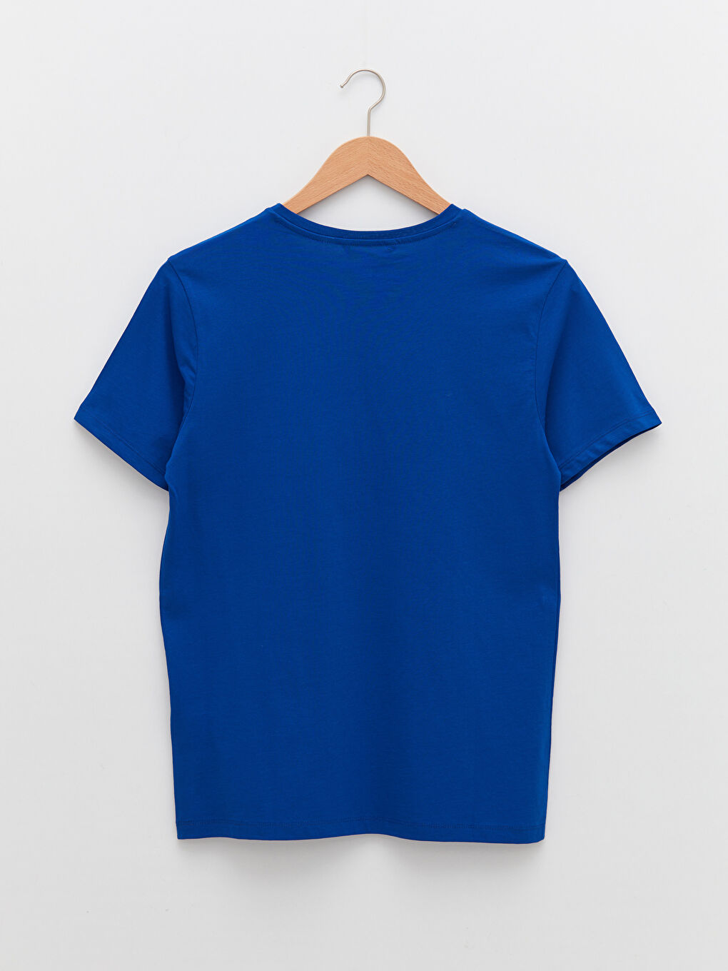 Crew Neck Short Sleeve Basic Combed Cotton Men's T-shirt-6