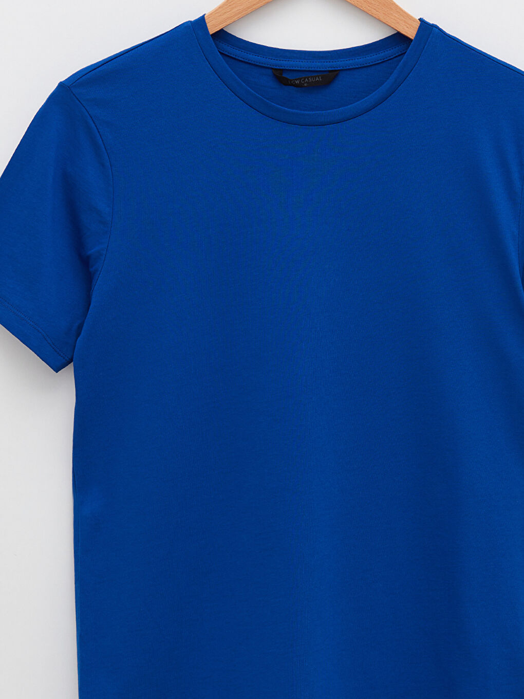 Crew Neck Short Sleeve Basic Combed Cotton Men's T-shirt-7