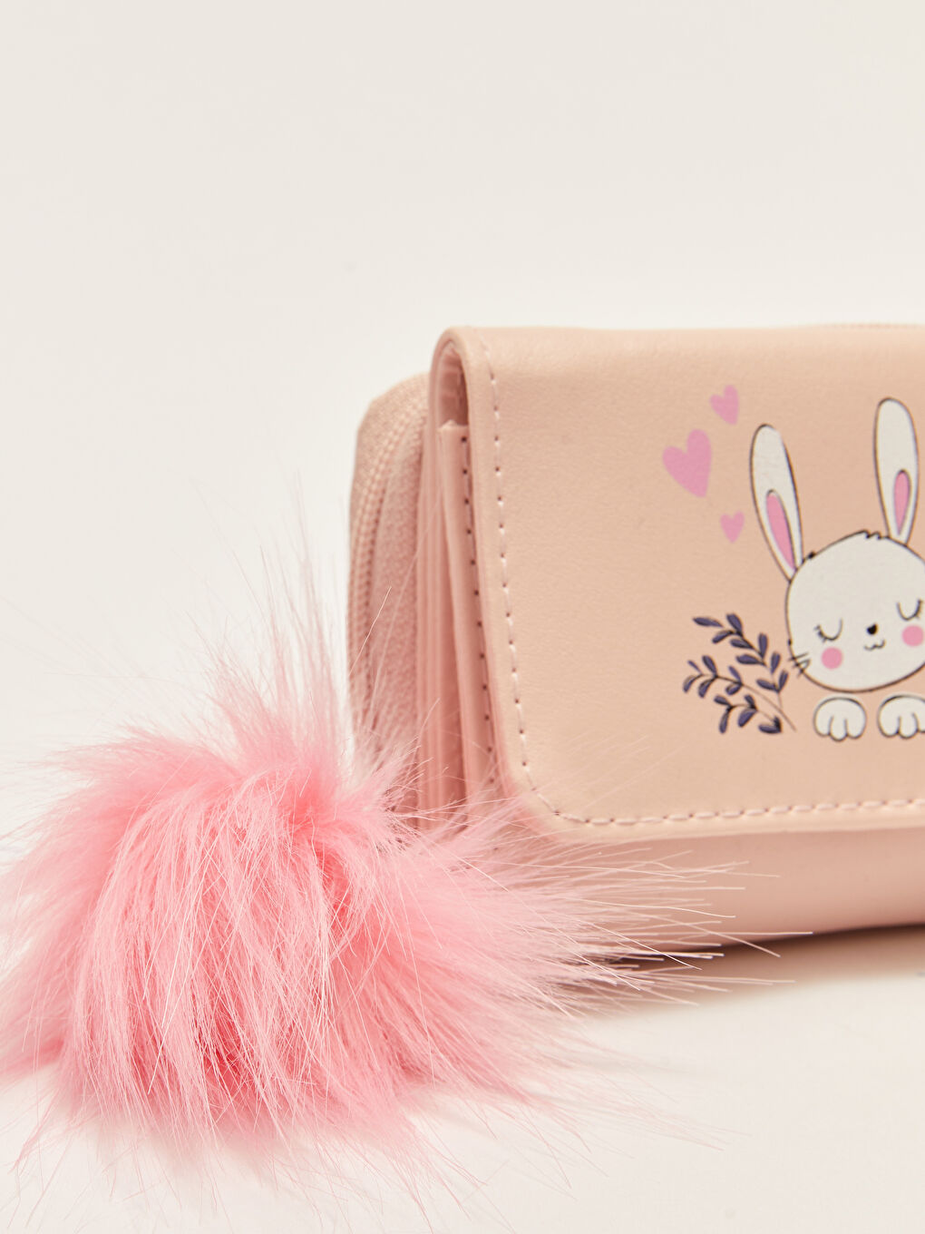 Pembe Baskılı Kız Çocuk Cüzdan-4