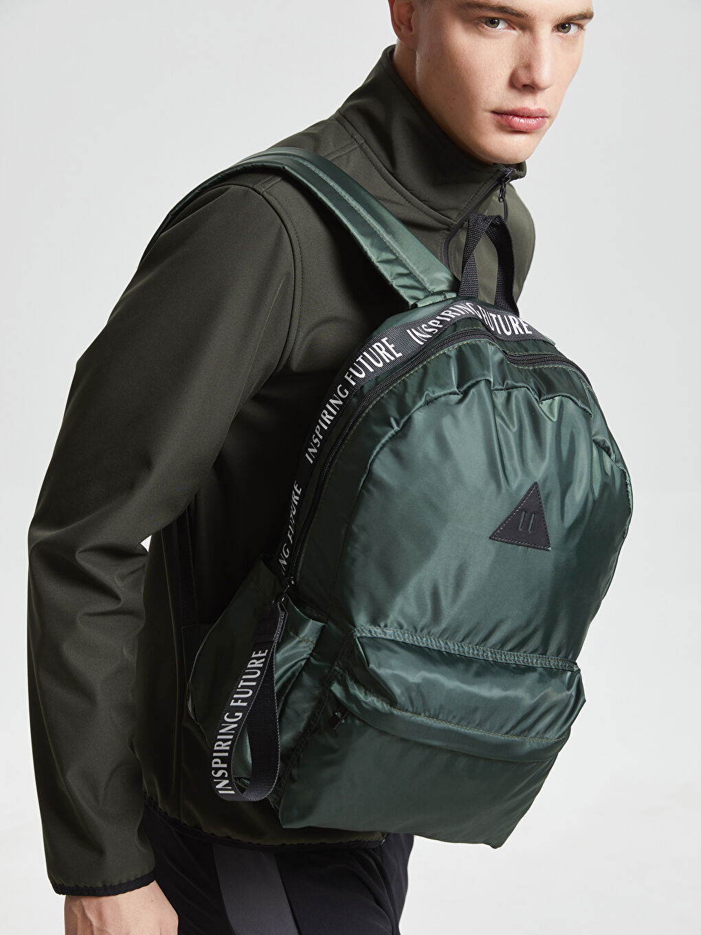 LCW ECO Label Printed Men's Backpack -S2GR67Z8-CRN