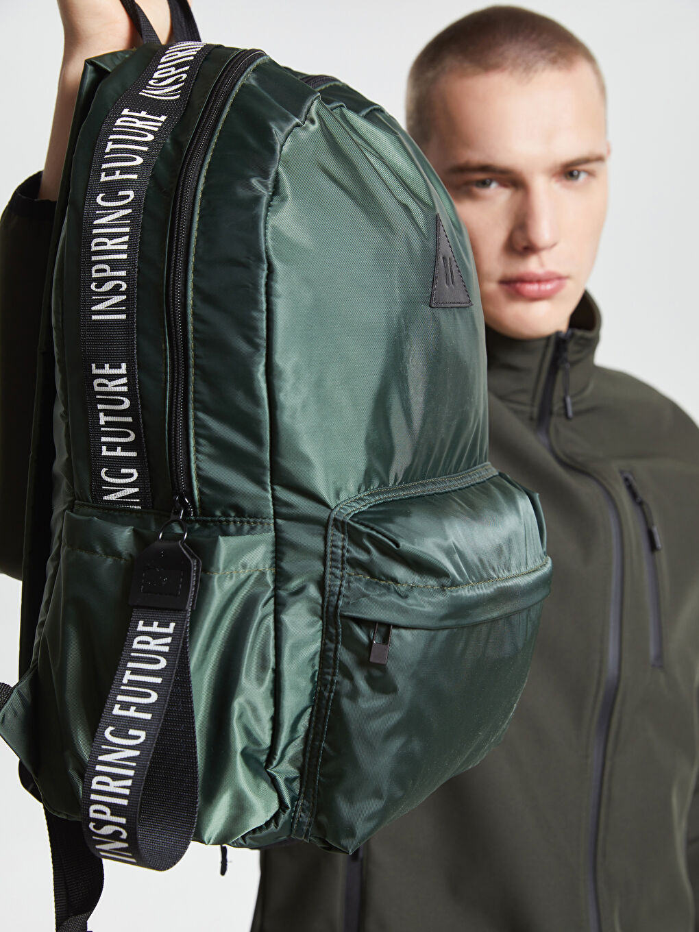 LCW ECO Label Printed Men's Backpack -S2GR67Z8-CRN