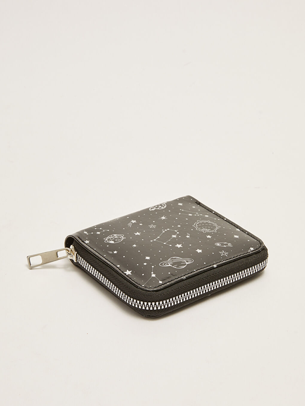 Siyah Baskılı Kız Çocuk Cüzdan-2