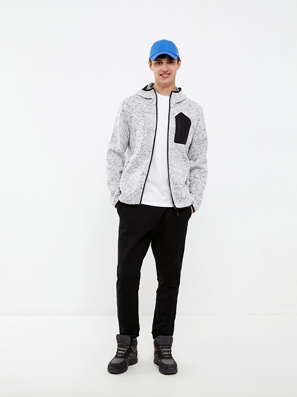 LCW OUTDOOR سويتشيرت بهودي وسحاب -S2GS47Z8-LAL
