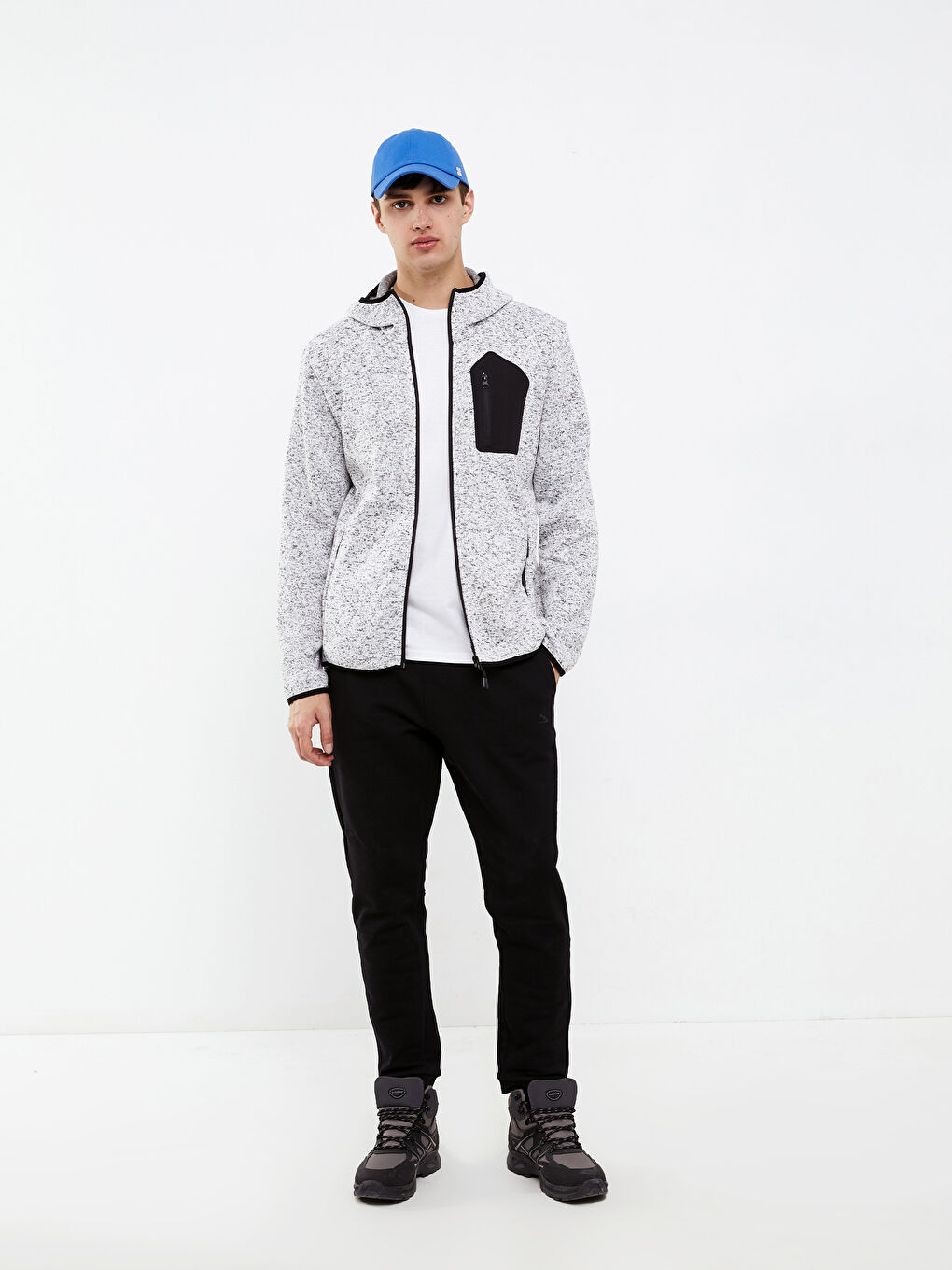 LCW OUTDOOR سويتشيرت بهودي وسحاب -S2GS47Z8-LAL