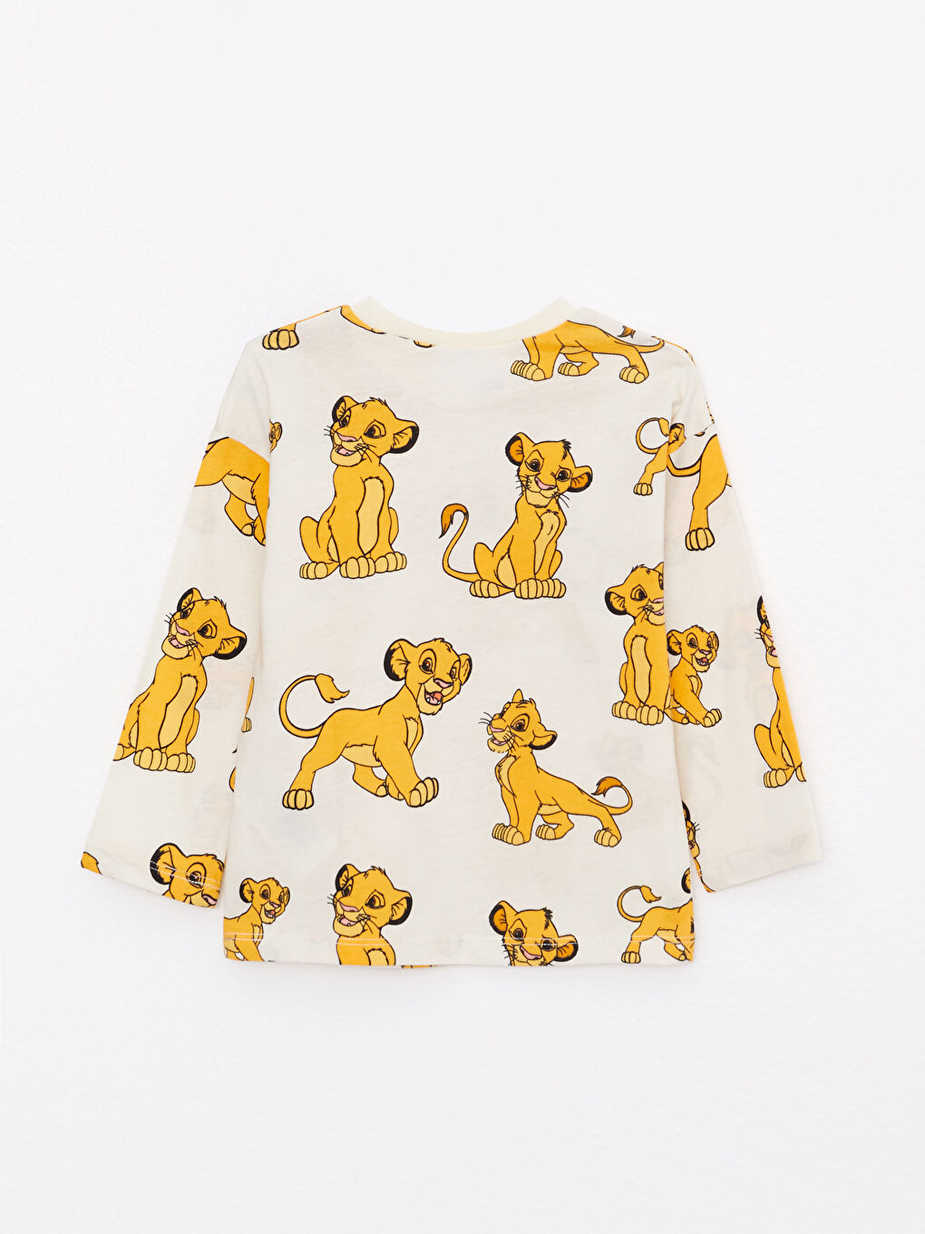 Crew Neck Long Sleeve Lion King Printed Cotton Baby Boy T-shirt 2-Pack-3
