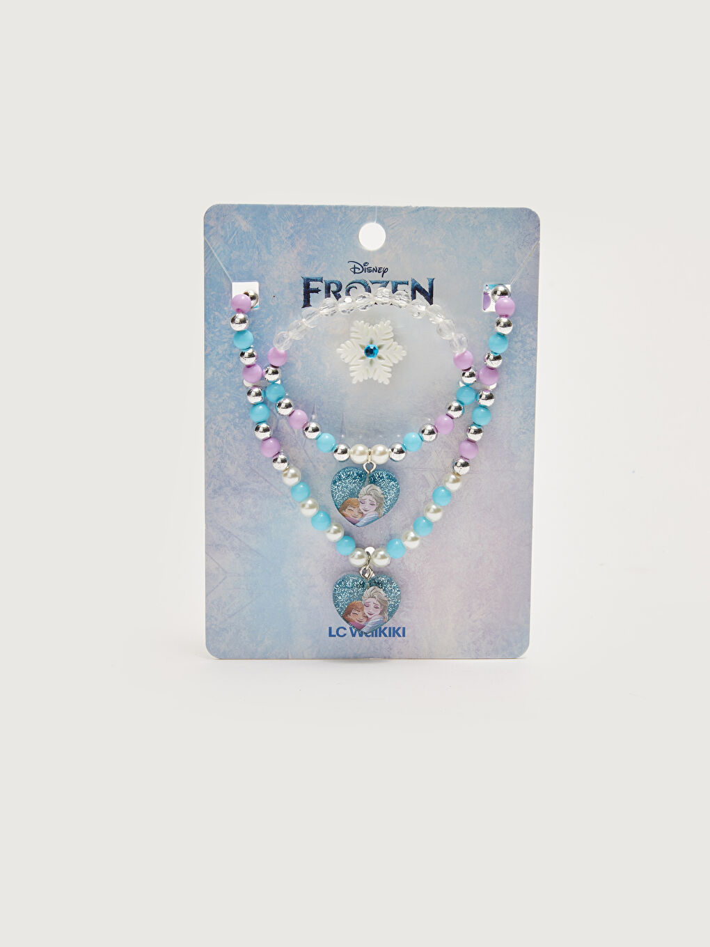LCW ACCESSORIES Frozen Licensed Girl's Jewelry Set of 3 -S2GS66Z4-M0T