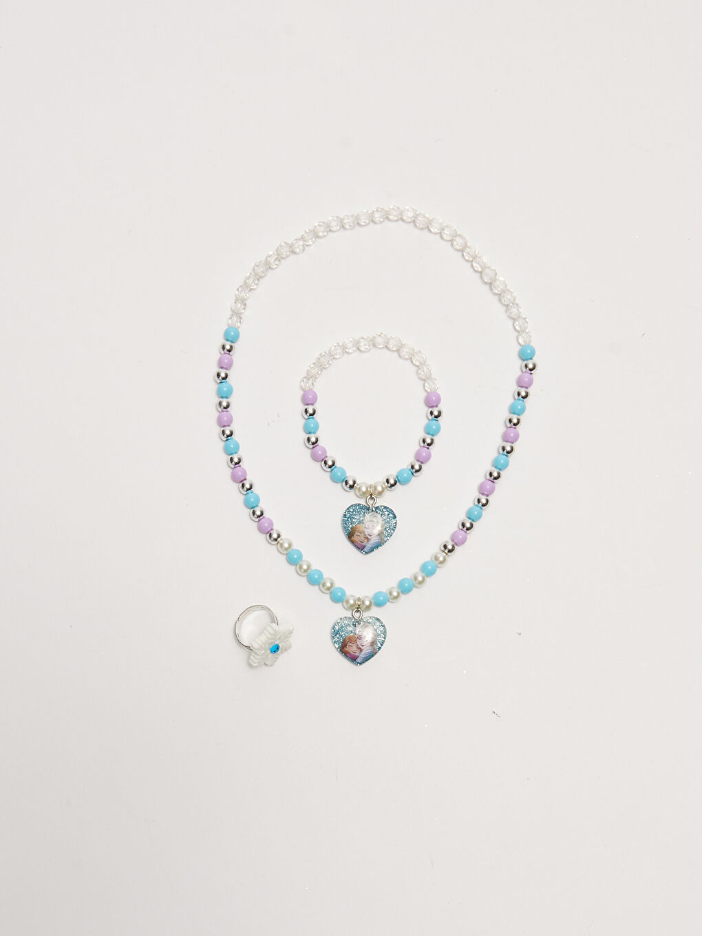 LCW ACCESSORIES Frozen Licensed Girl's Jewelry Set of 3 -S2GS66Z4-M0T