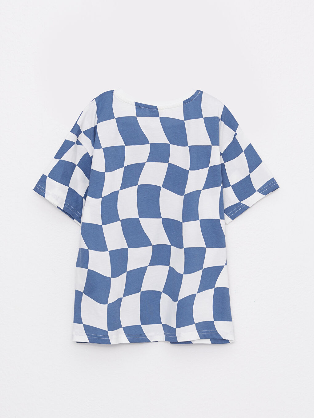 İndigo Bisiklet Yaka Baskılı Kısa Kollu Pamuklu Erkek Çocuk Tişört-1