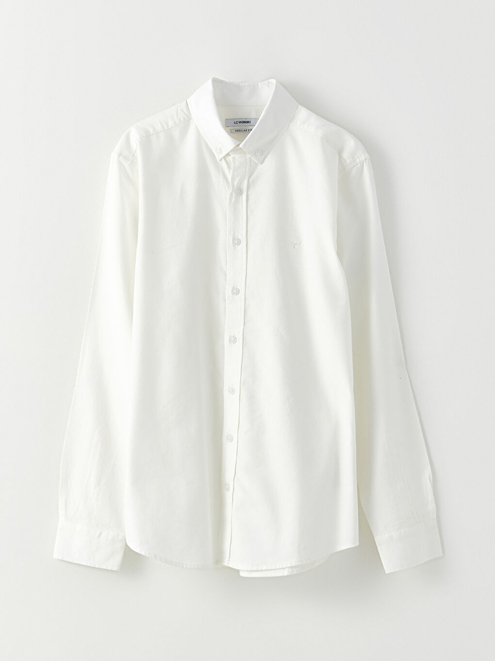 Chemise Oxford à Manches Longues pour Hommes Coupe Régulière-5