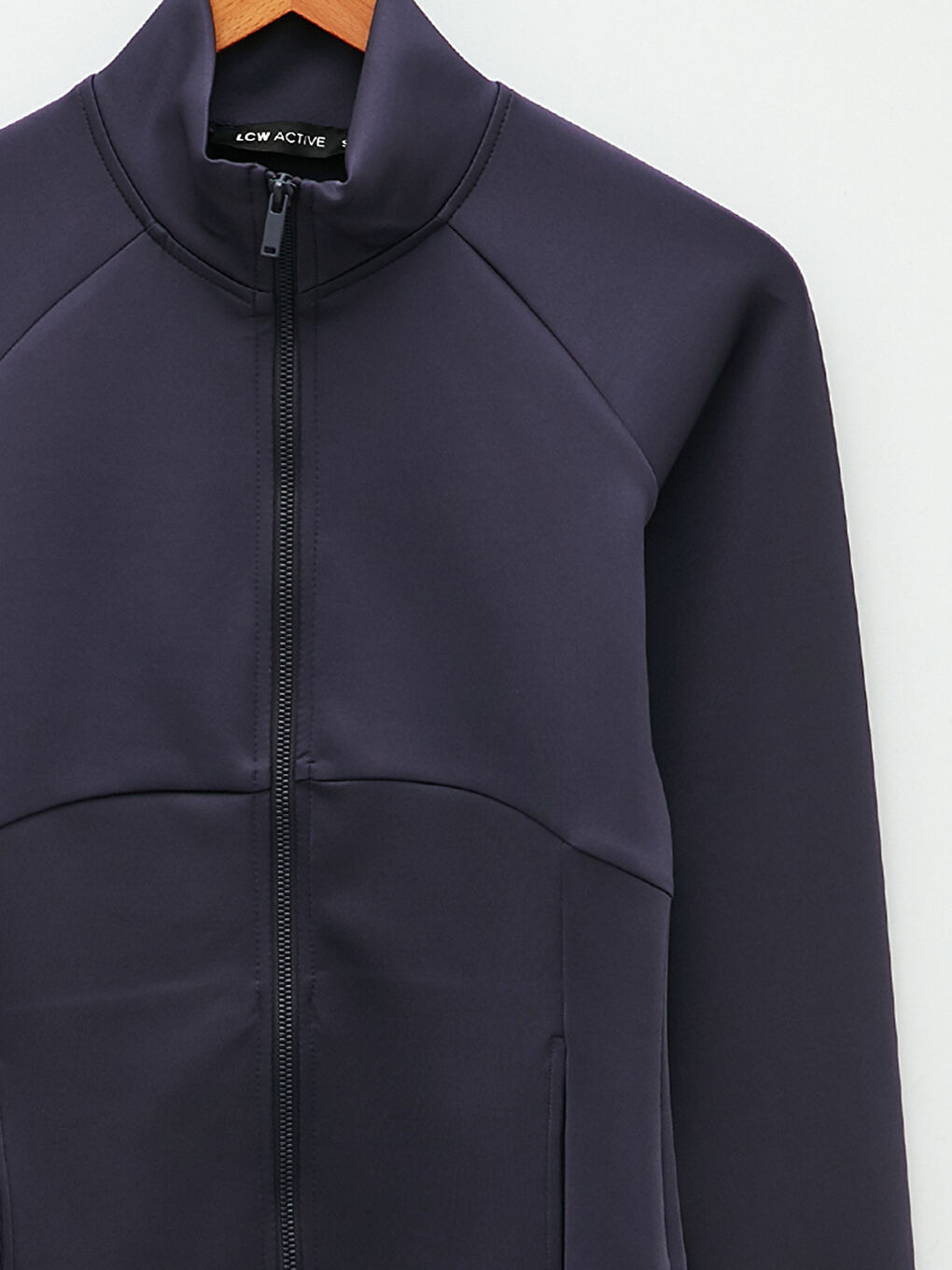 Rollkragen Damen Sport-Strickjacke-5