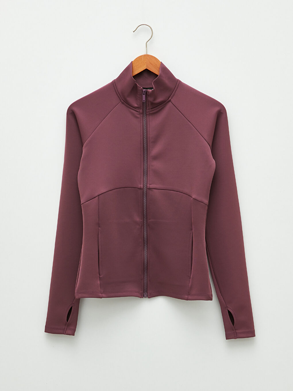 Turtle Neck Women's Sports Cardigan-5