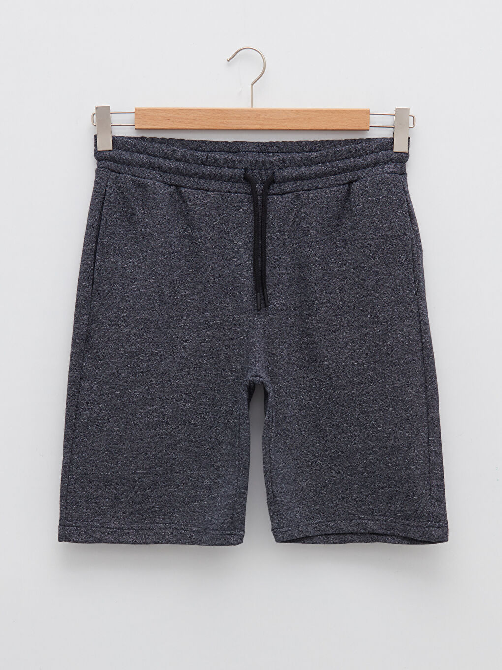 Standard Pattern Knitted Men's Shorts-5