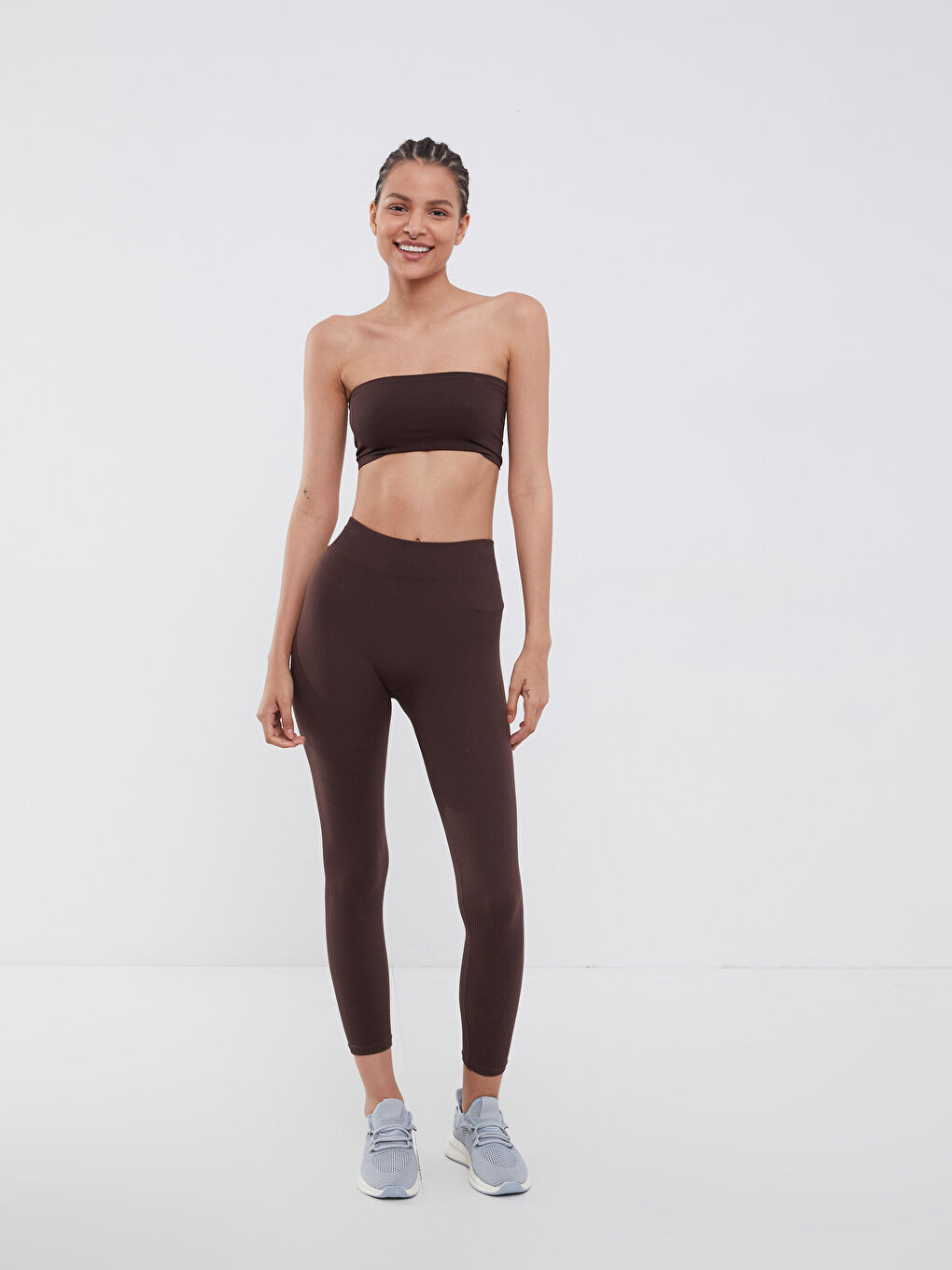 Plain Strapless Women's Bustier-2