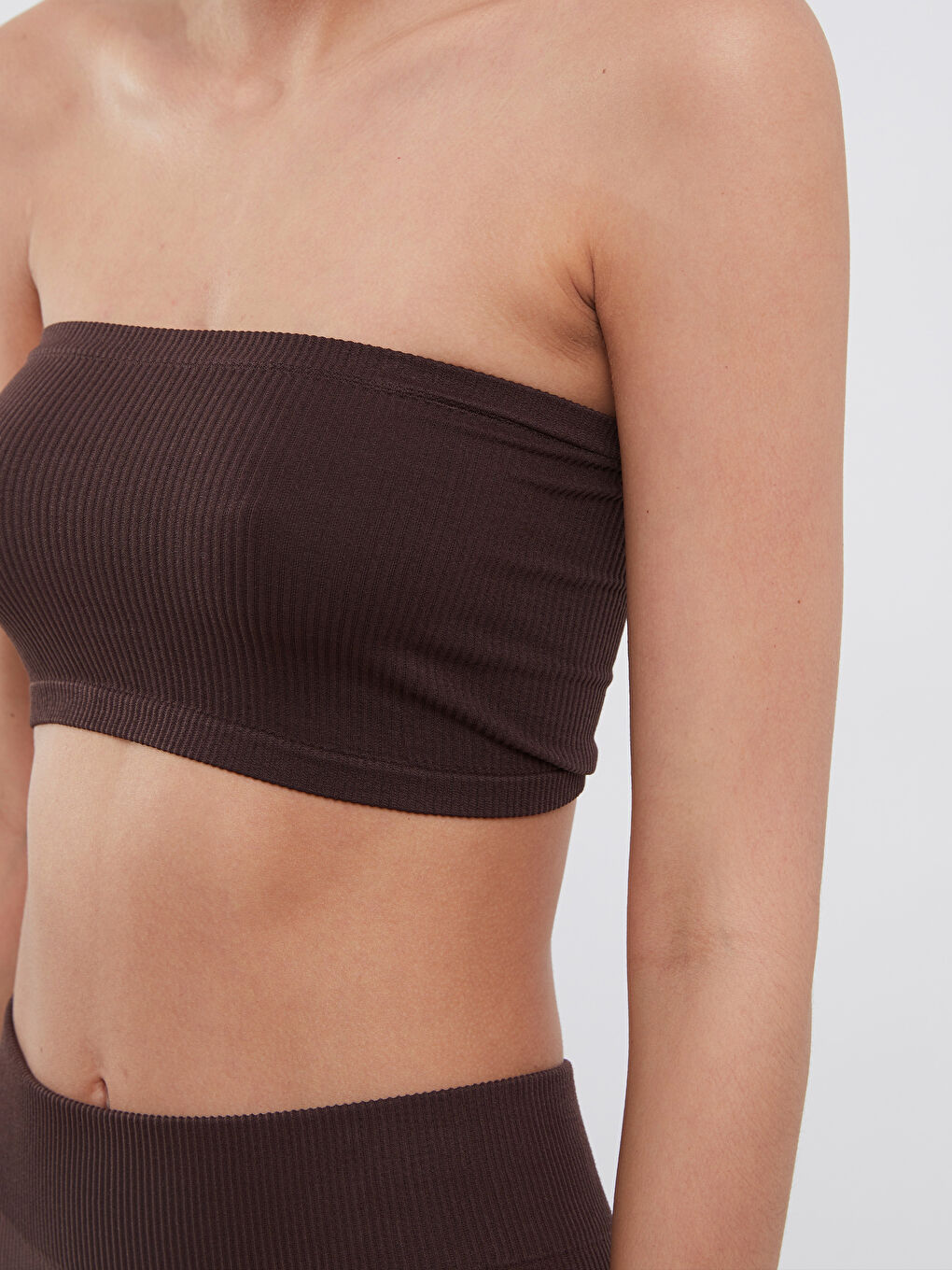 Plain Strapless Women's Bustier-3