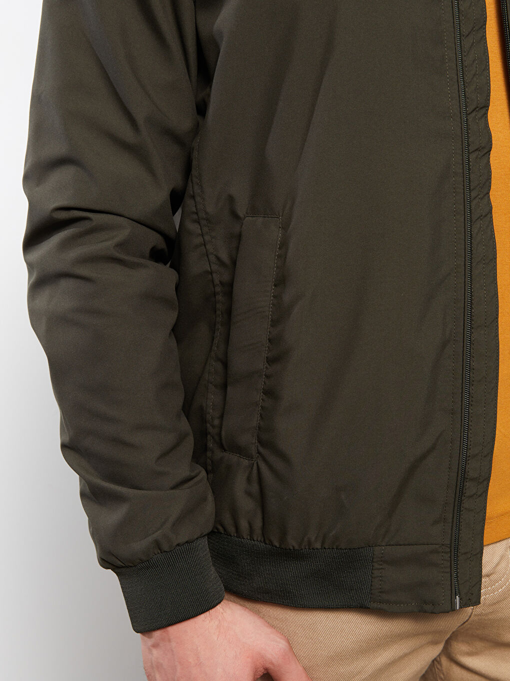 Standard Fit Turtle Neck Men's Coat -S2GT16Z8-DU8