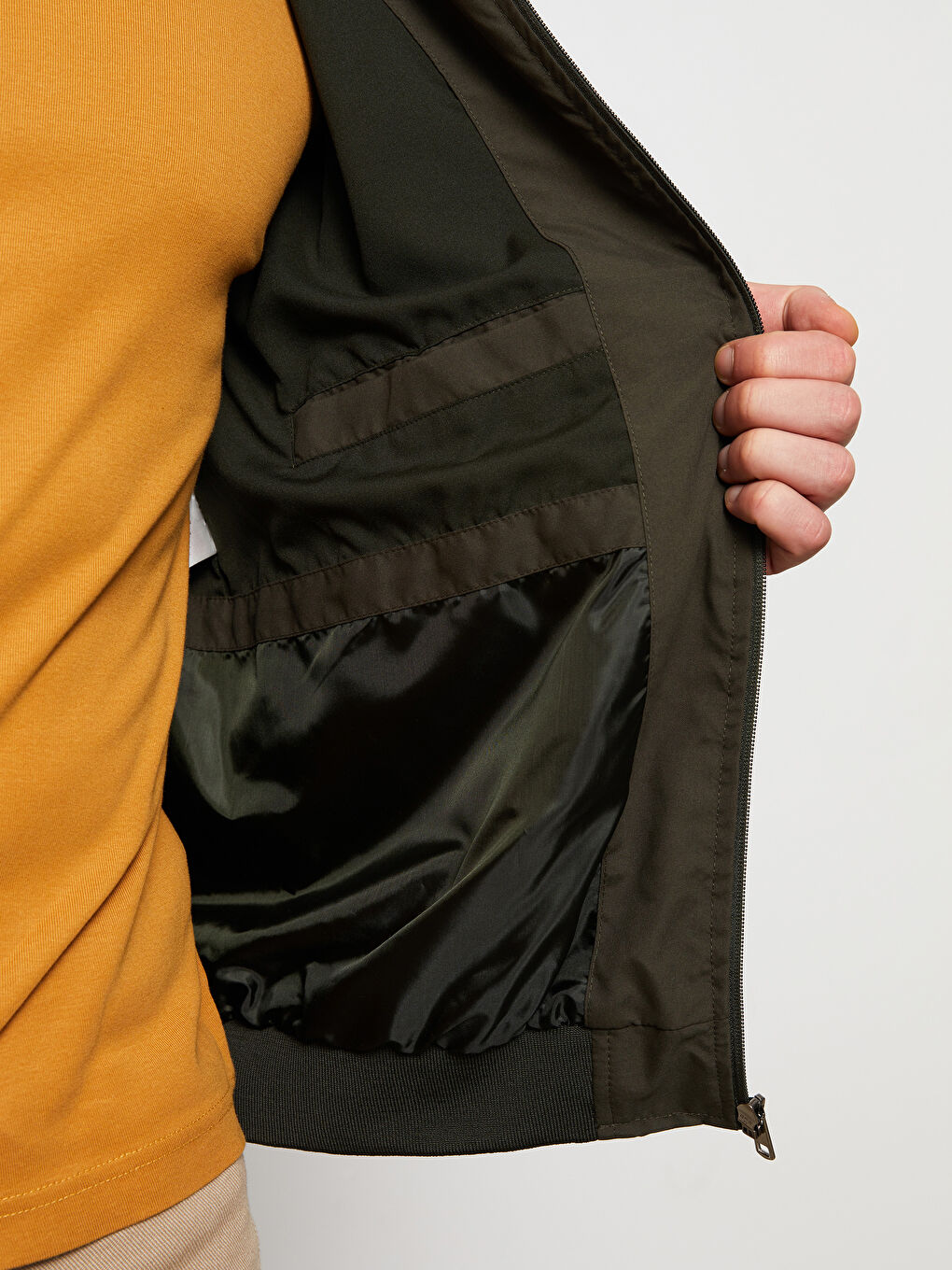 Standard Fit Turtle Neck Men's Coat -S2GT16Z8-DU8
