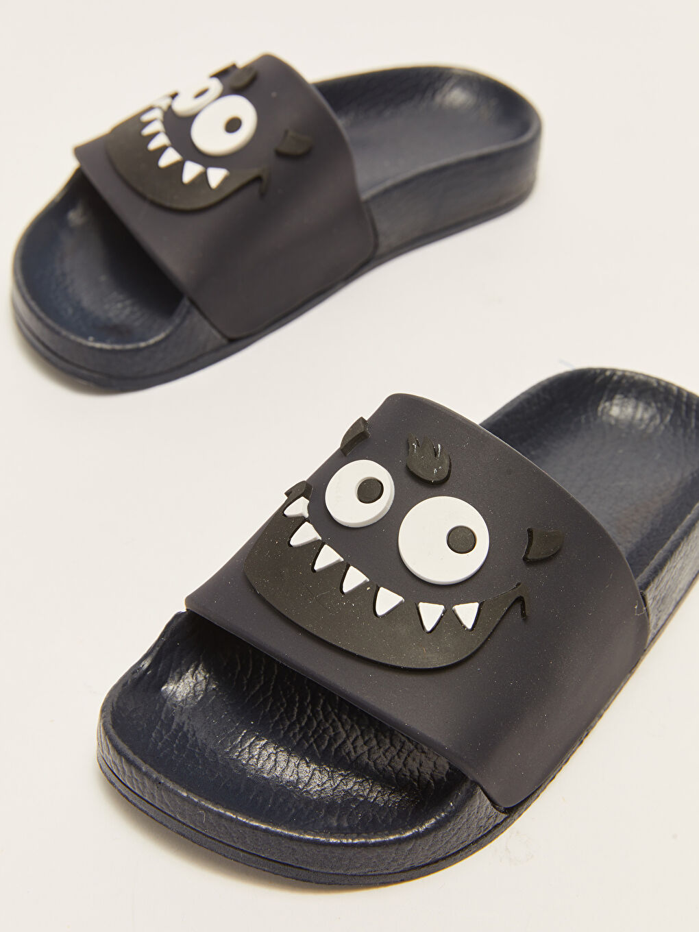 Lacivert Patch Detaylı Erkek Çocuk Terlik-5