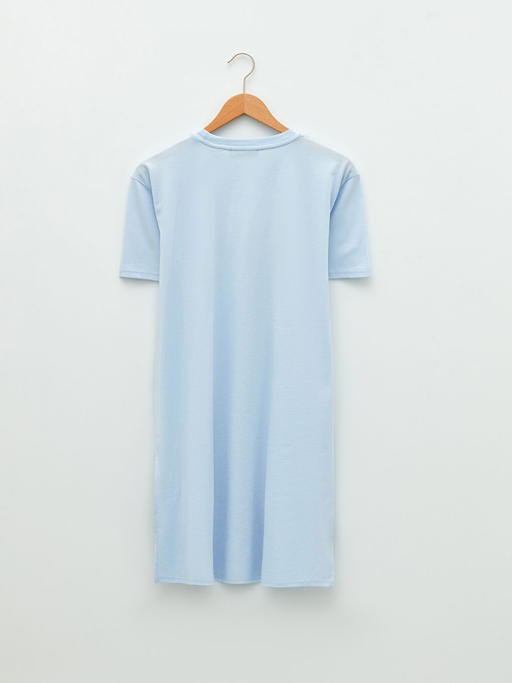 Crew Neck Printed Short Sleeve Women's Tunic-7