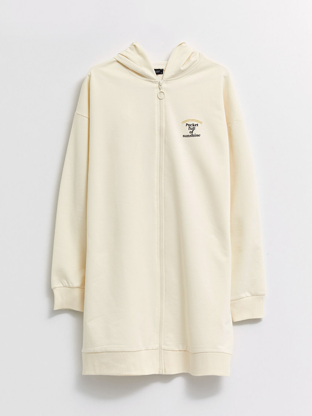 Женский кардиган с капюшоном, с принтом и длинным рукавом-5