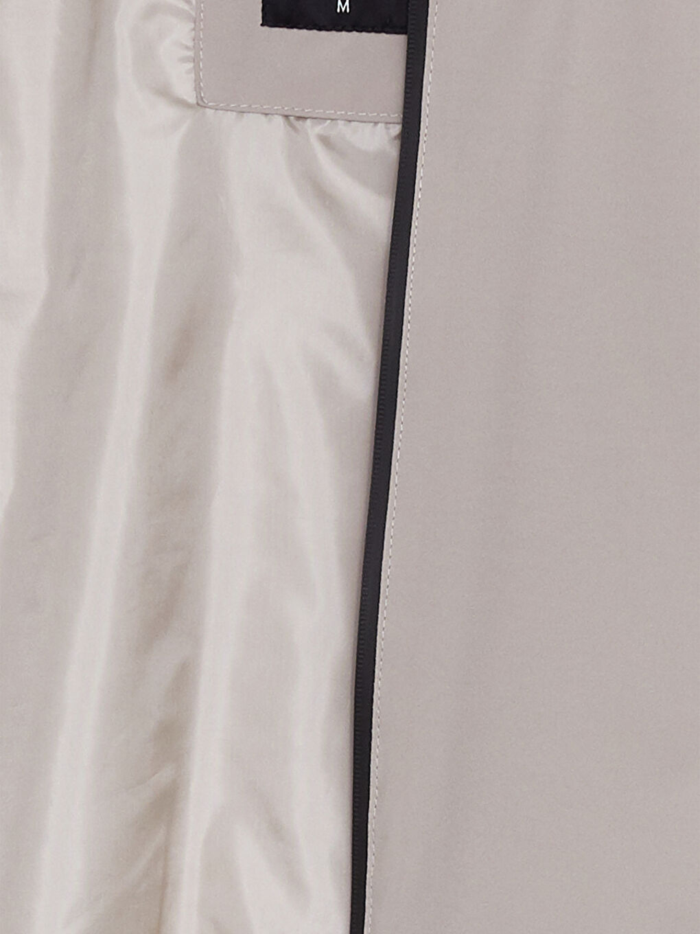 Bej Standart Kalıp Kolej Yaka Erkek Bomber Mont-7