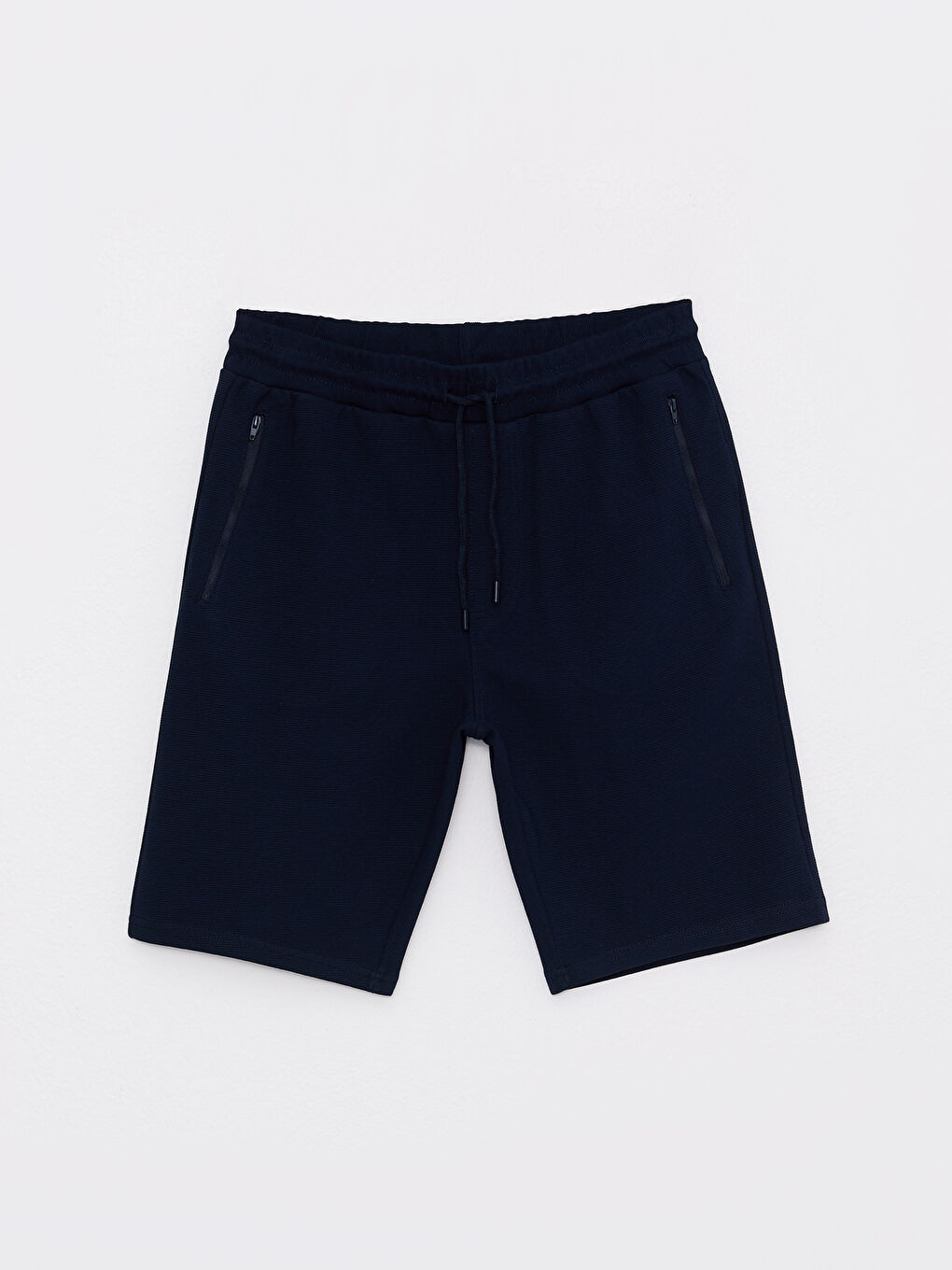 Lacivert Standart Kalıp Erkek Şort-5
