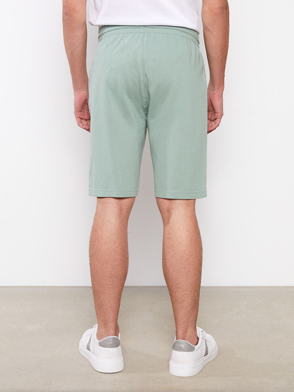 Regular Fit Pique Men's Shorts-4