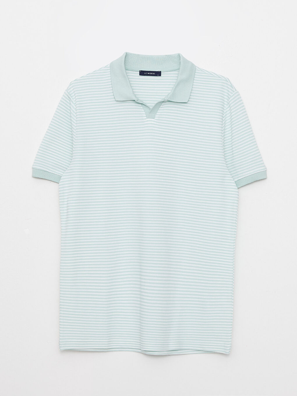 LCWAIKIKI Classic Polo Neck Short Sleeve Striped Men's T-Shirt -S2GU31Z8-LFH