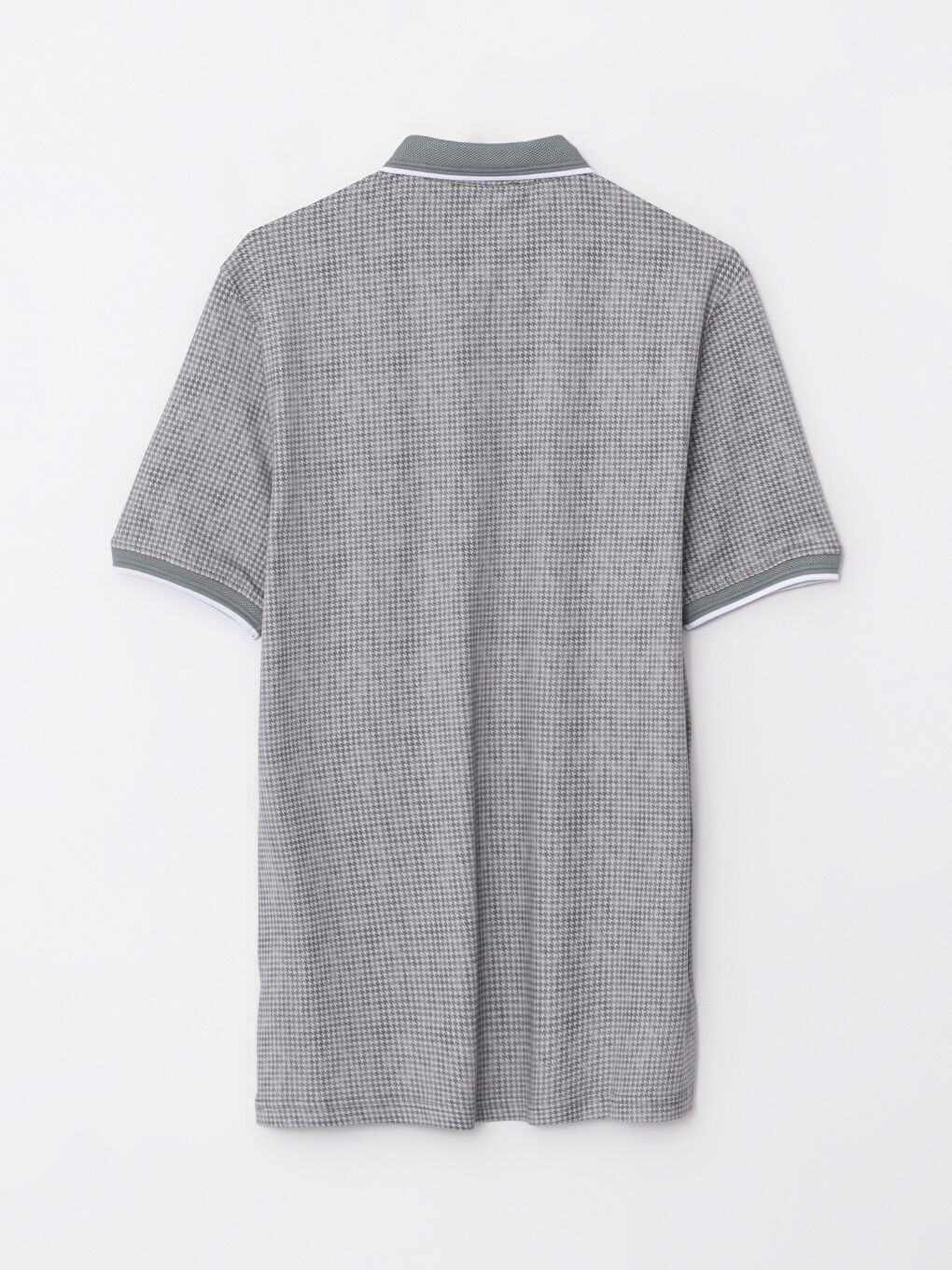 Tricou pentru Bărbați cu Guler Polo, Mânecă Scurtă, Cu Model, din Jerseu-6