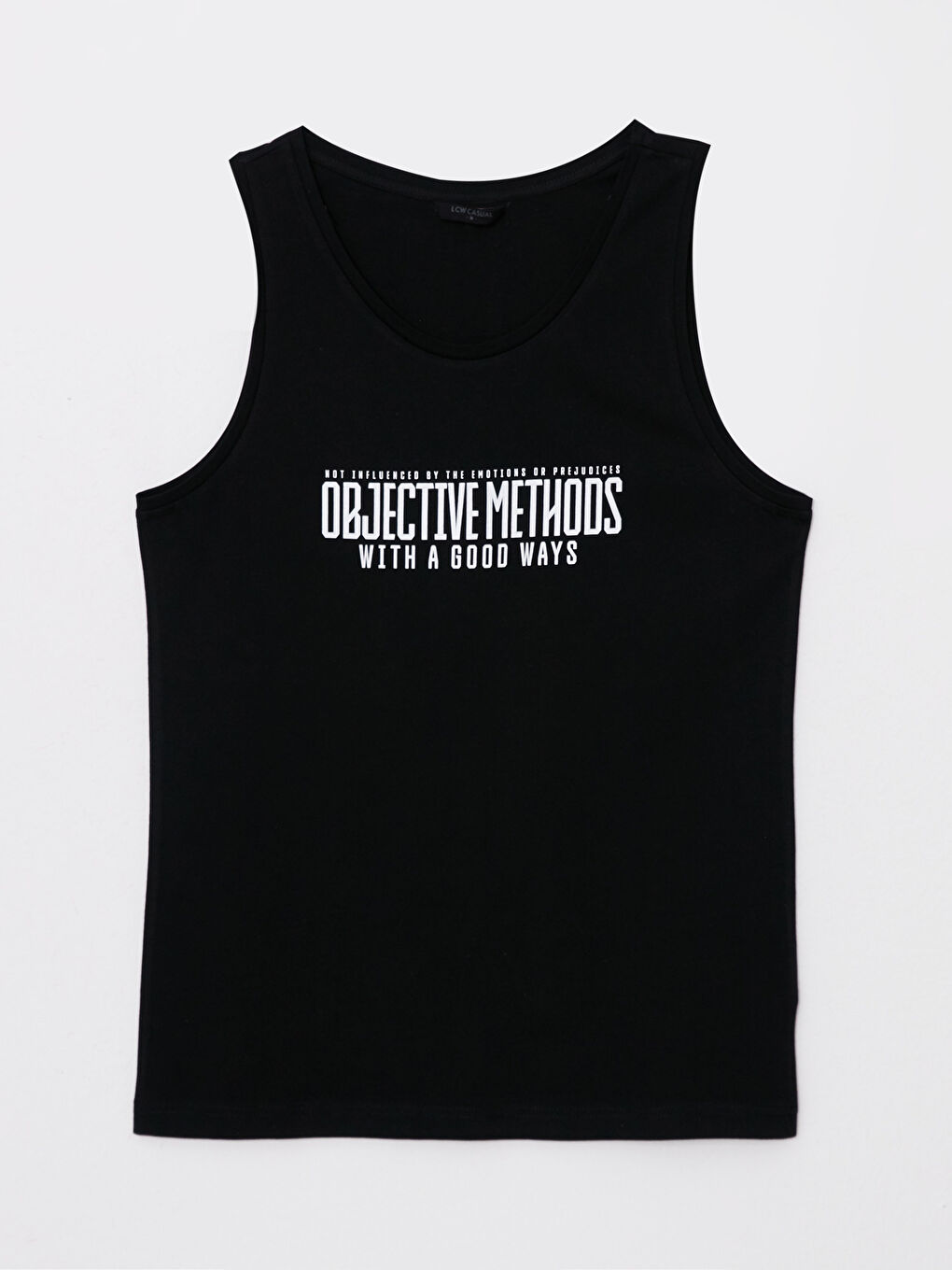 Майка без рукавов с круглым вырезом и принтом из джерси для мужчин-5