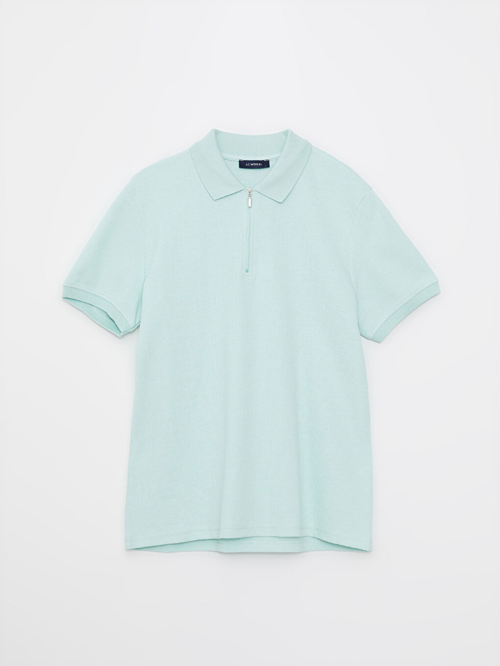 Polo Neck Short Sleeve Men's T-Shirt-5