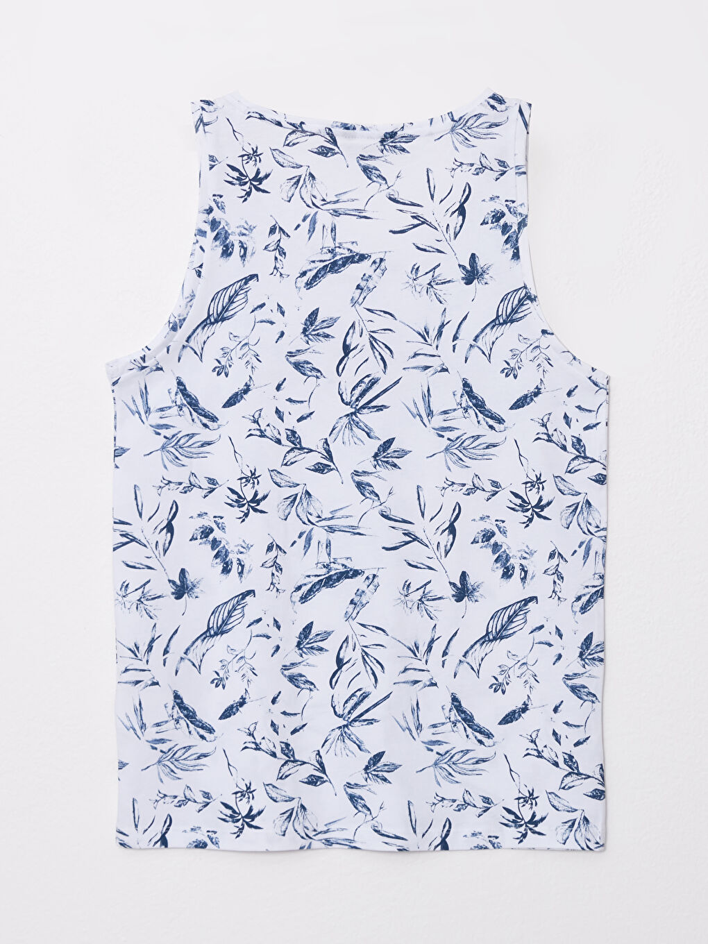 Crew Neck Printed Jersey Men's Sleeveless T-Shirt-6