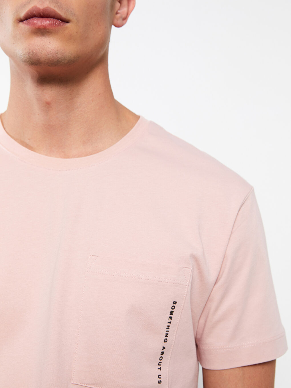 Tricou pentru Bărbați cu Guler Rotund, Mânecă Scurtă, Imprimat, din Bumbac Pieptănat-3