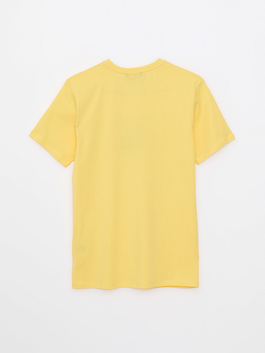 Crew Neck Short Sleeve Printed Combed Cotton Men's T-shirt-6