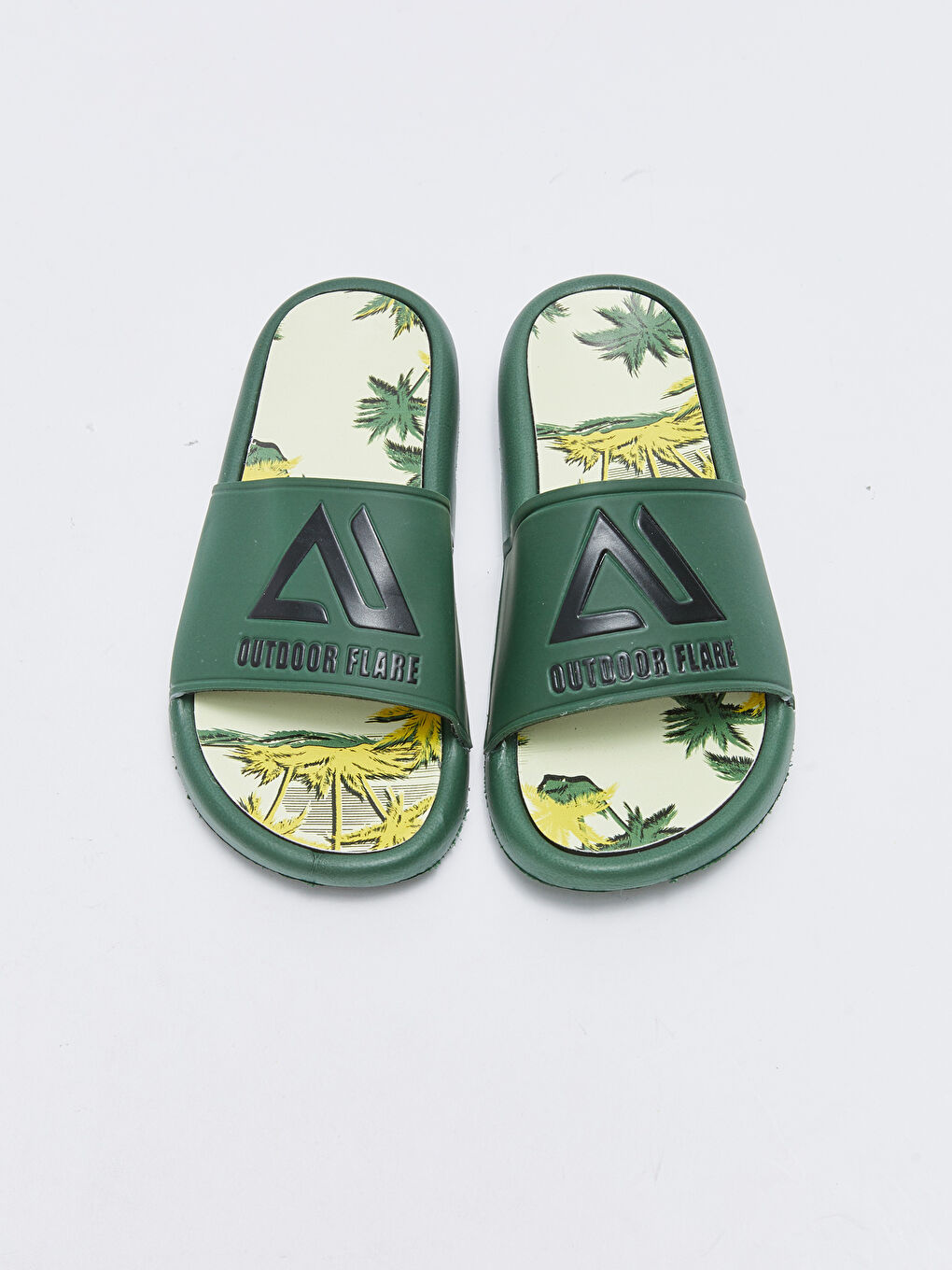 Haki Baskılı Tek Bantlı Erkek Çocuk Terlik-2