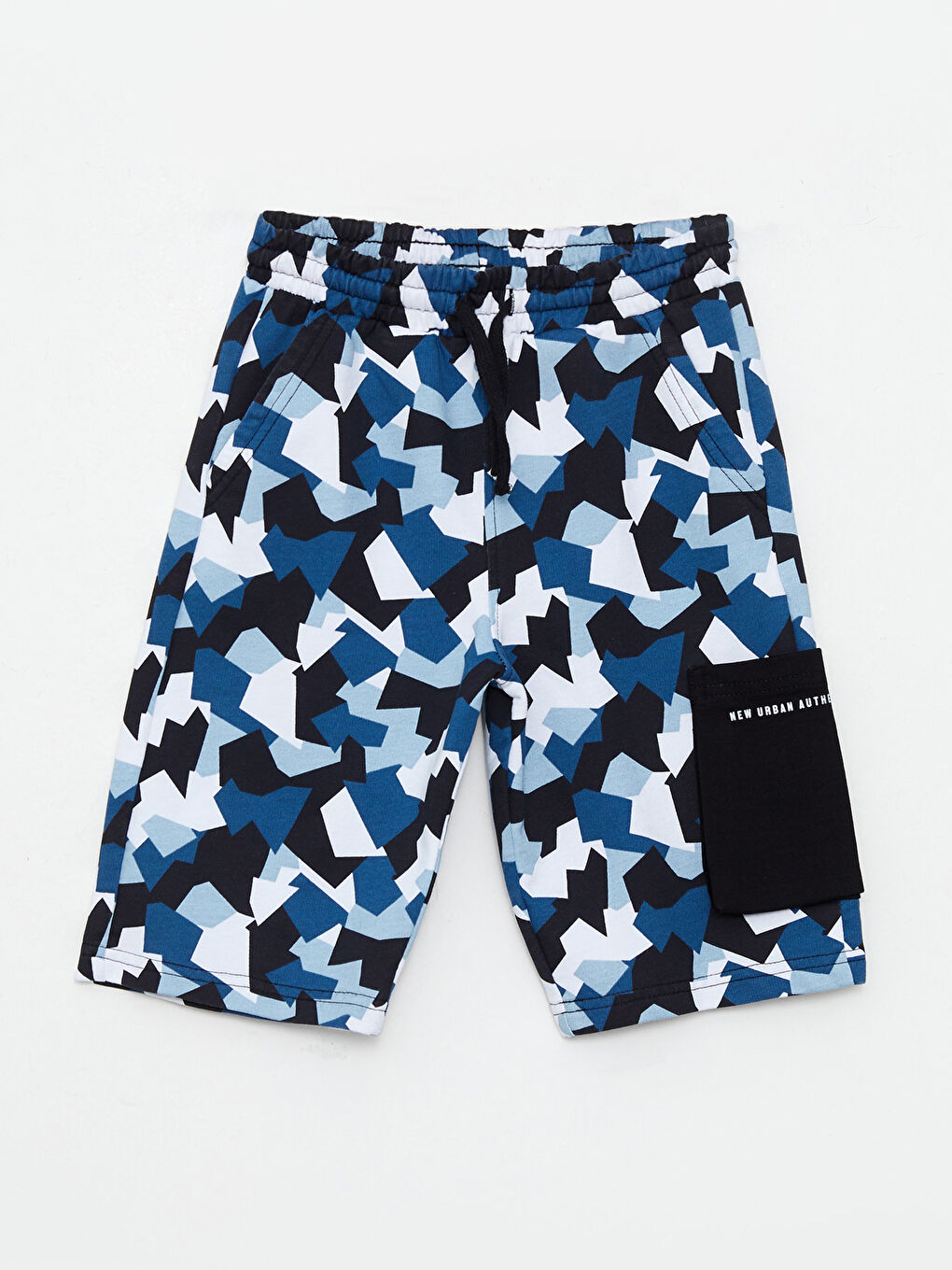 Beyaz Beli Lastikli Baskılı Erkek Çocuk Roller