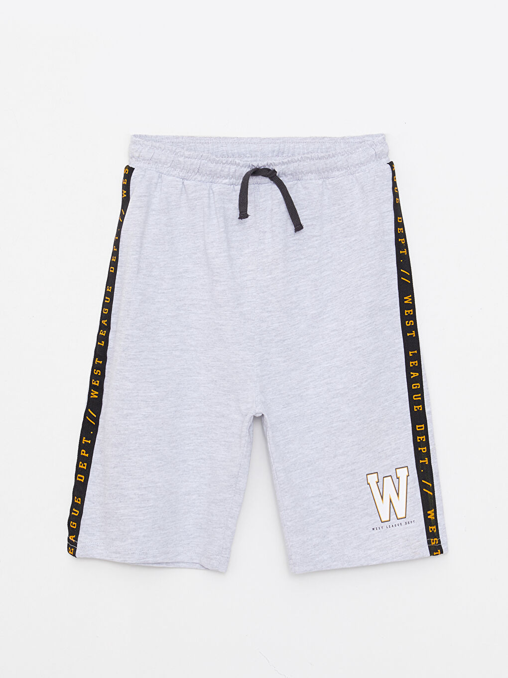 Gri Beli Lastikli Baskılı Erkek Çocuk Roller